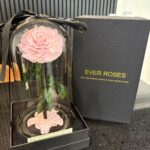 Ever Rose – Pink Preserved Rose in Glass Dome (Large)
