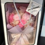 Ever Roses – Preserved Pink & White Rose Bouquet (Boxed)