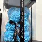 Baby Blue Rose Teddy – Gentle Moments