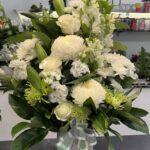 White arrangement