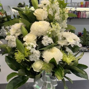 White arrangement